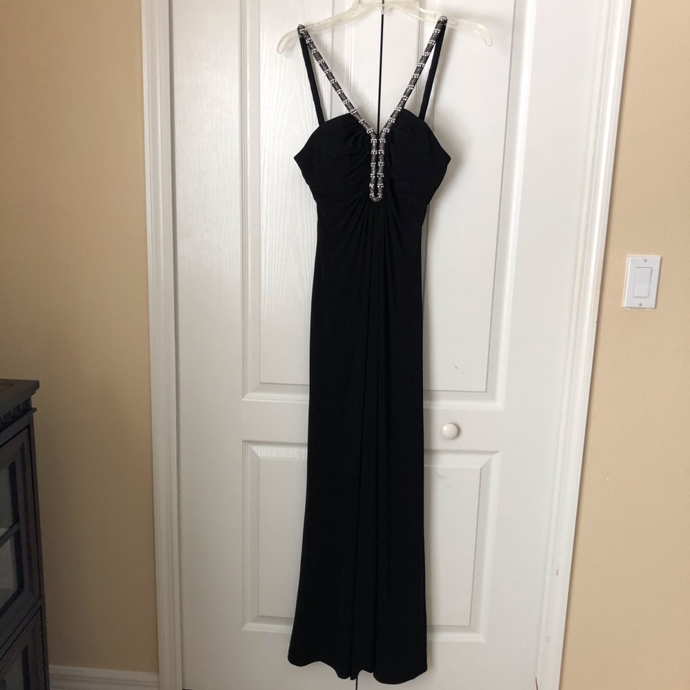 Gorgeous black prom dress